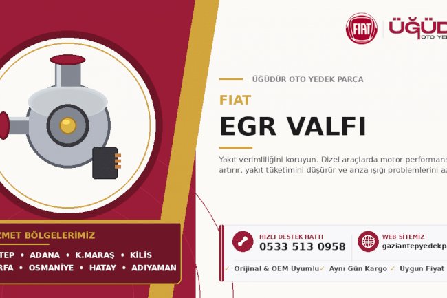 Fiat EGR Valfi – Yakıt Verimliliğini Koruyun