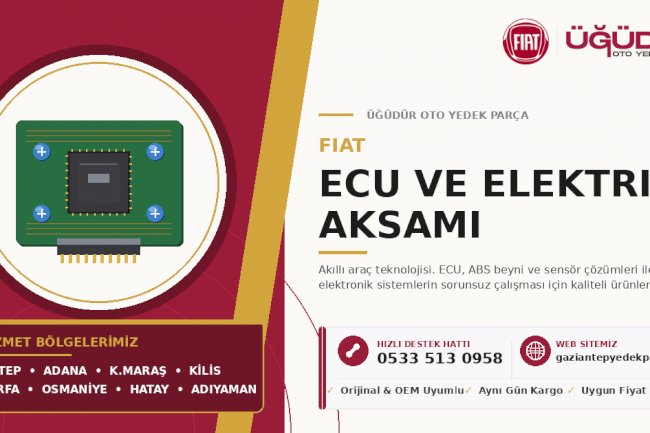 Fiat ECU ve Elektrik Parçaları – Akıllı Araç Teknolojisi