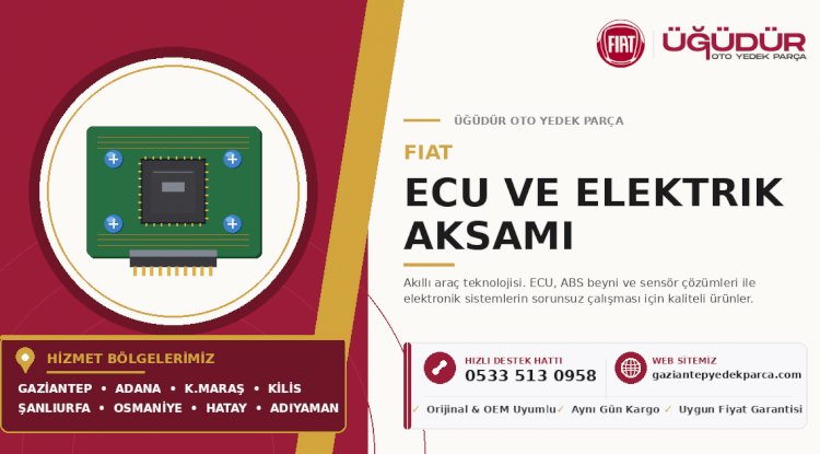 Fiat ECU ve Elektrik Parçaları – Akıllı Araç Teknolojisi