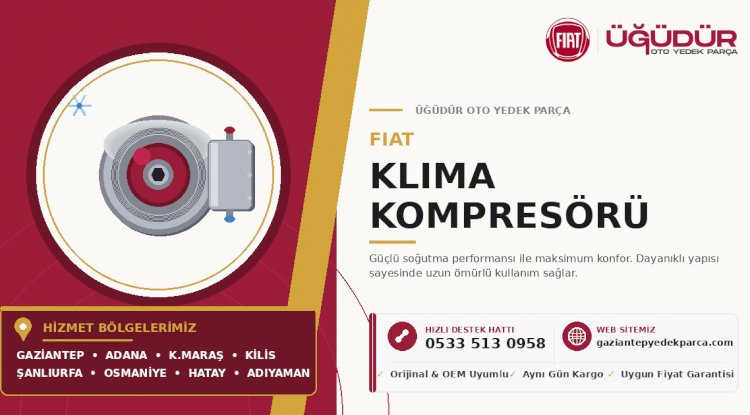 Fiat Klima Kompresörü – Güçlü Soğutma Performansı